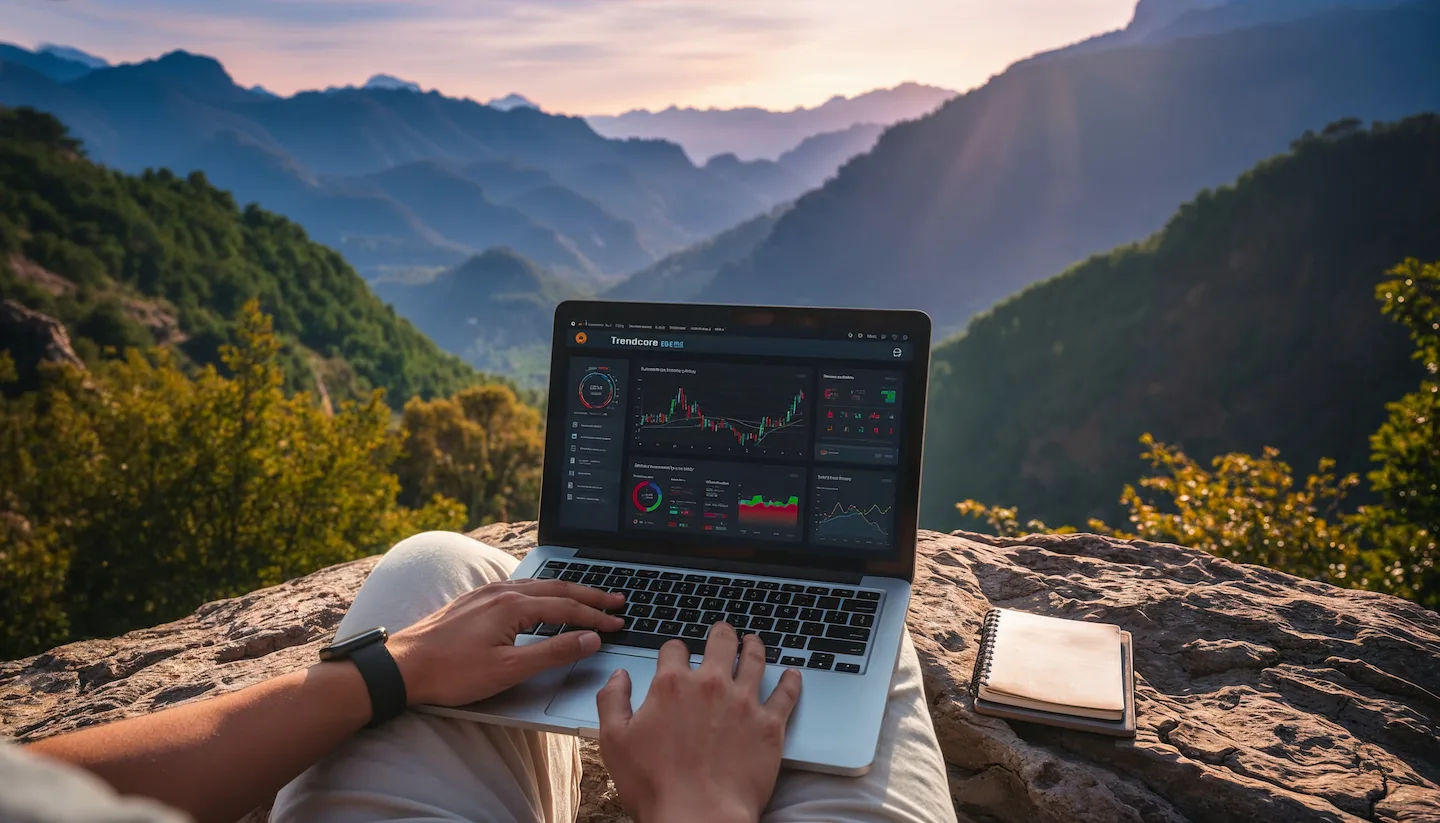 Location-independent founder working remotely